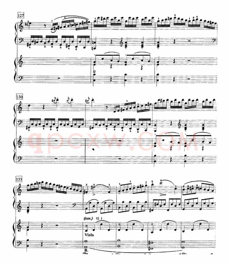 钢琴教程第八级 大型乐曲（C大调第一钢琴协奏曲 Op.15 第一乐章）
