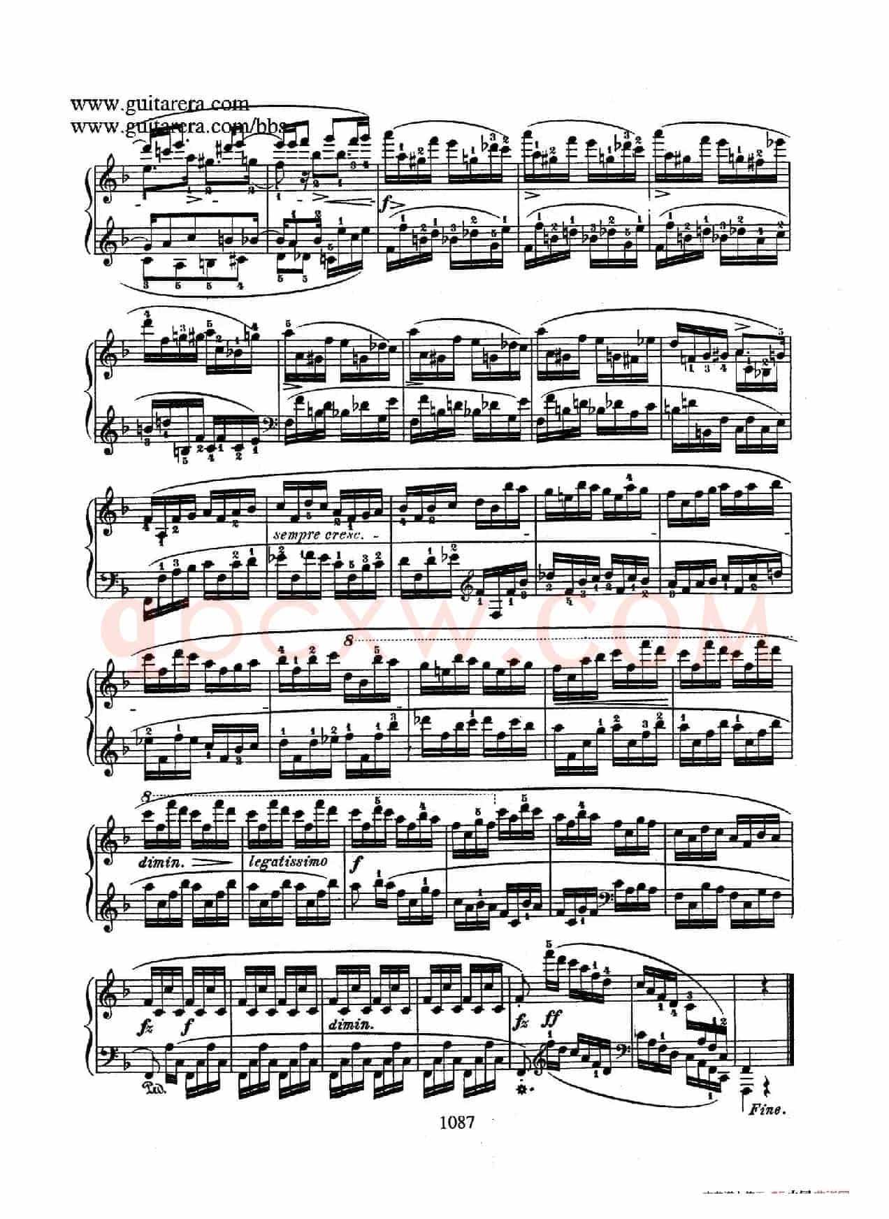 Krakowiak Grand Rondo de Concert Op.14 (克拉科维克音乐会用大回旋曲·钢琴独奏版)