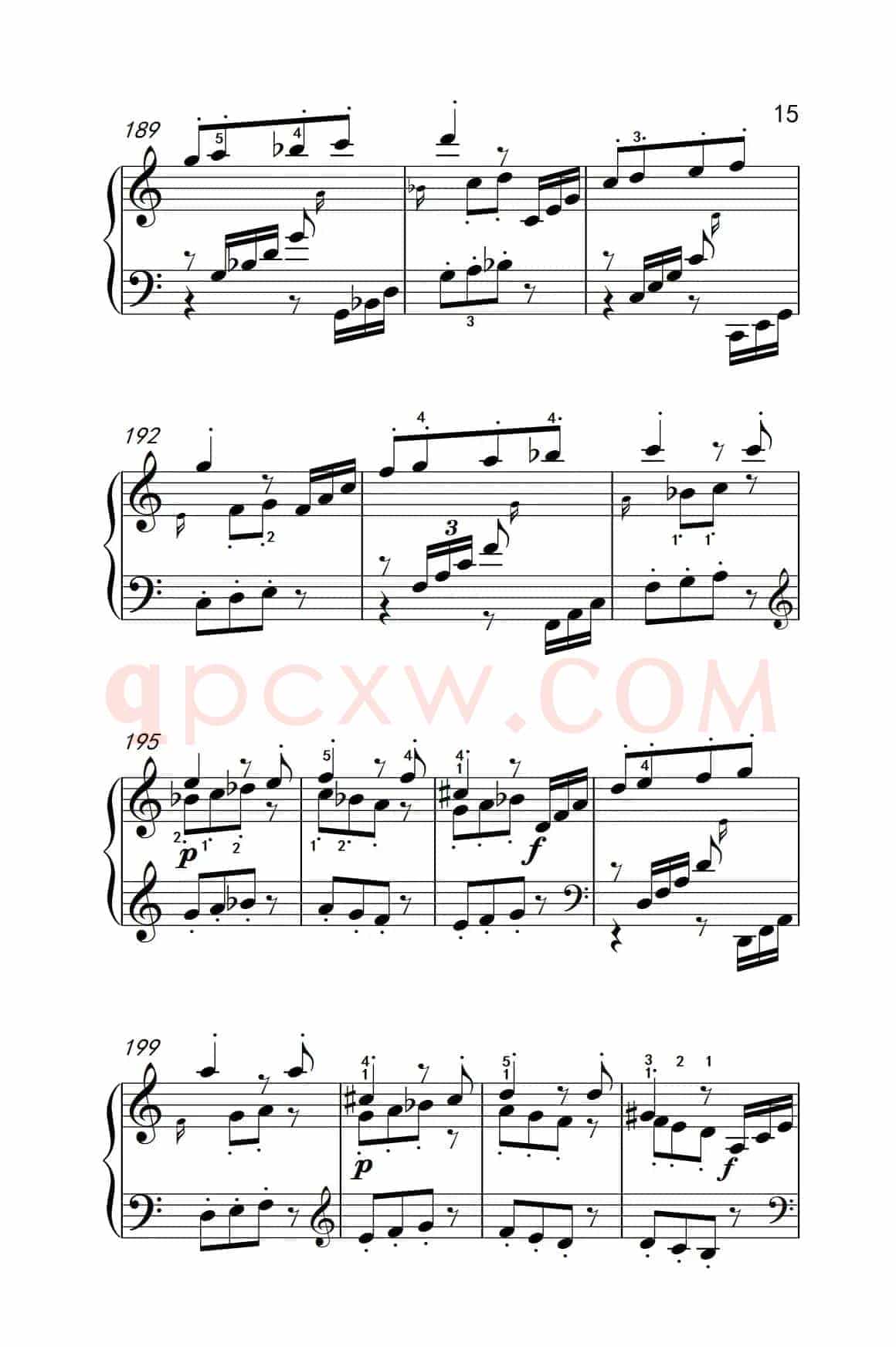 奏鸣曲 Opus 2 Nr.2 第一乐章（贝多芬奏鸣曲集 1）