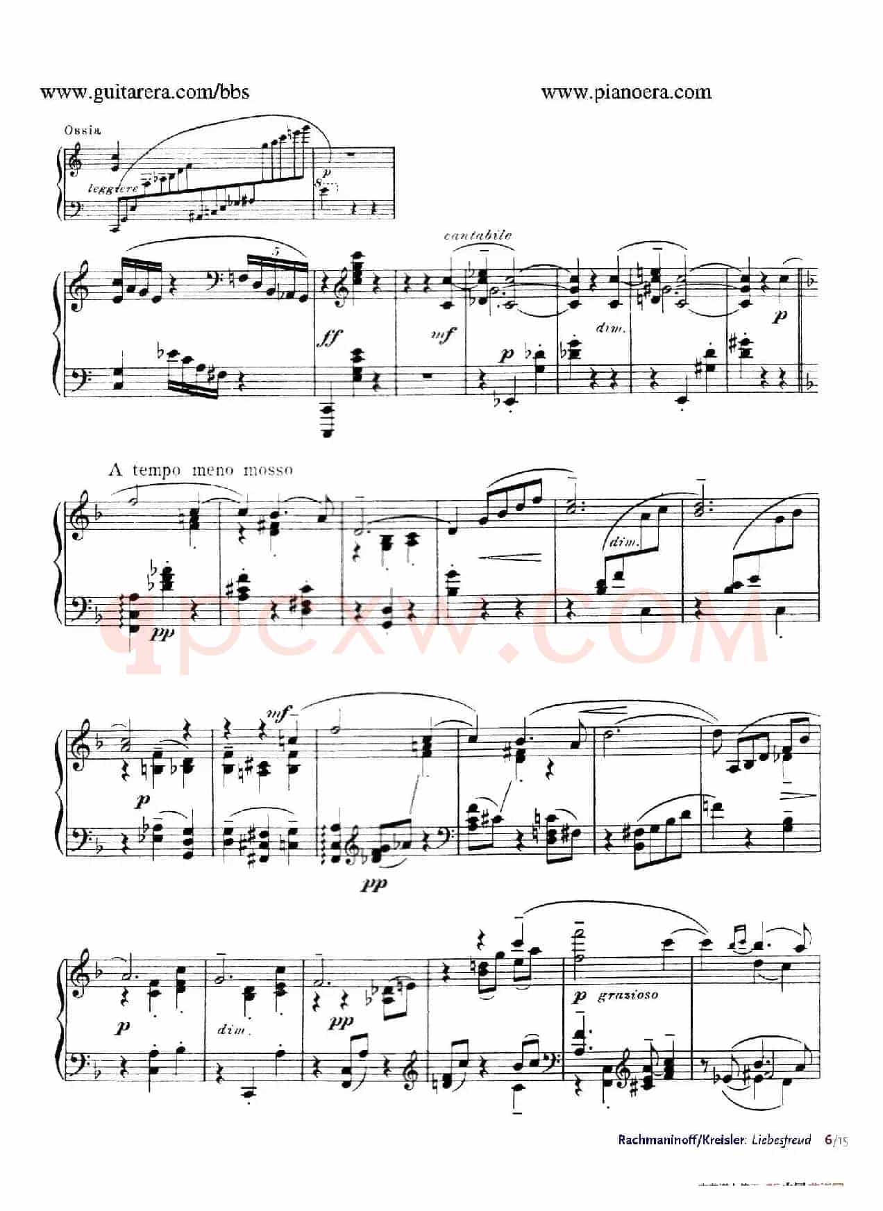 Liebesfreud(爱的喜悦)(钢琴独奏版)
