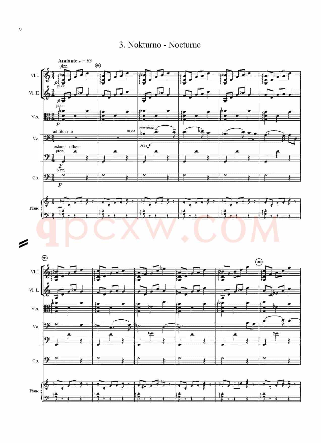 Ivo Blaha Zamecka suita - Full Score（城堡套曲）