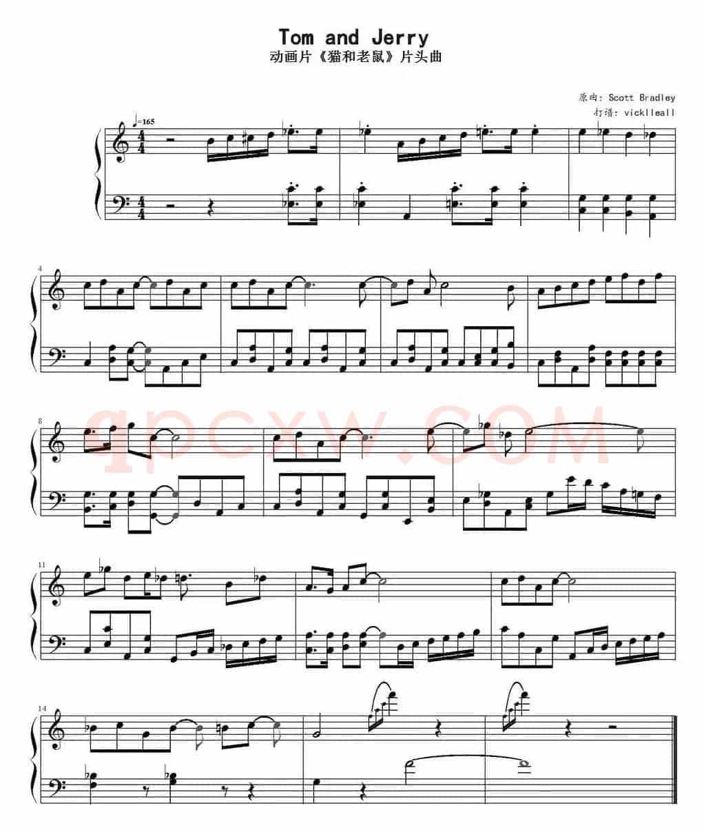 Tom and Jerry（动画片《猫和老鼠》片头曲）