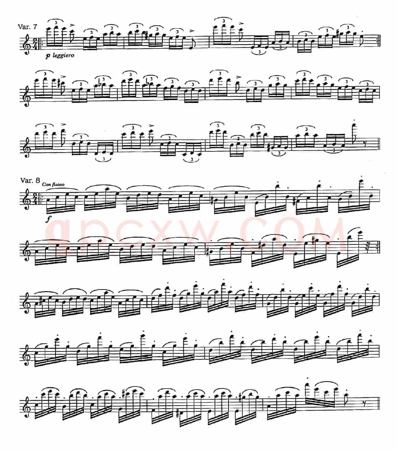 Caprice，Op.1，No.24（帕格尼尼第24首随想曲）