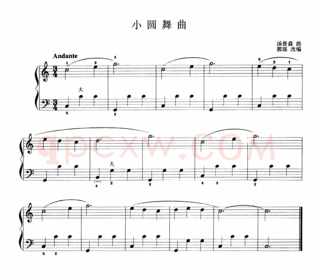 儿童手风琴曲：小圆舞曲