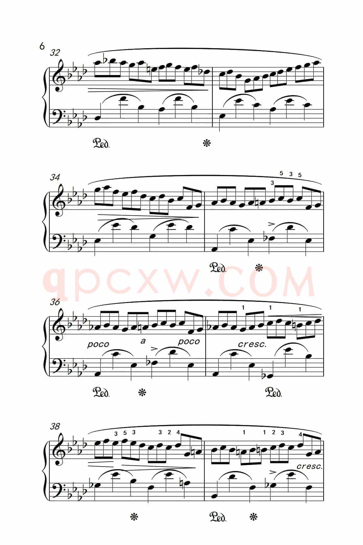 第九级1.练习曲 Op.25 No.2（中央音乐学院 钢琴（业余）考级教程 7-9级）