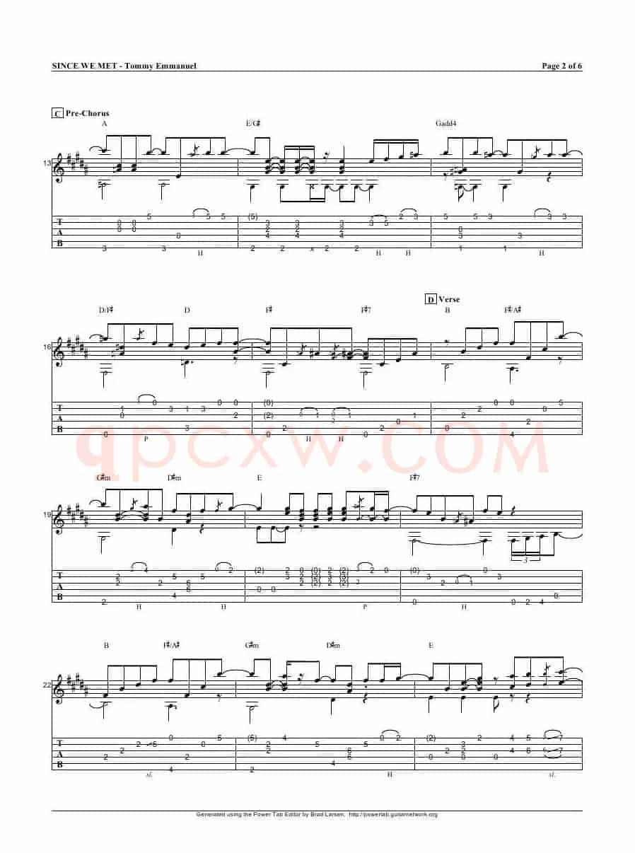 tommy emmanuel：since we met（指弹吉它）