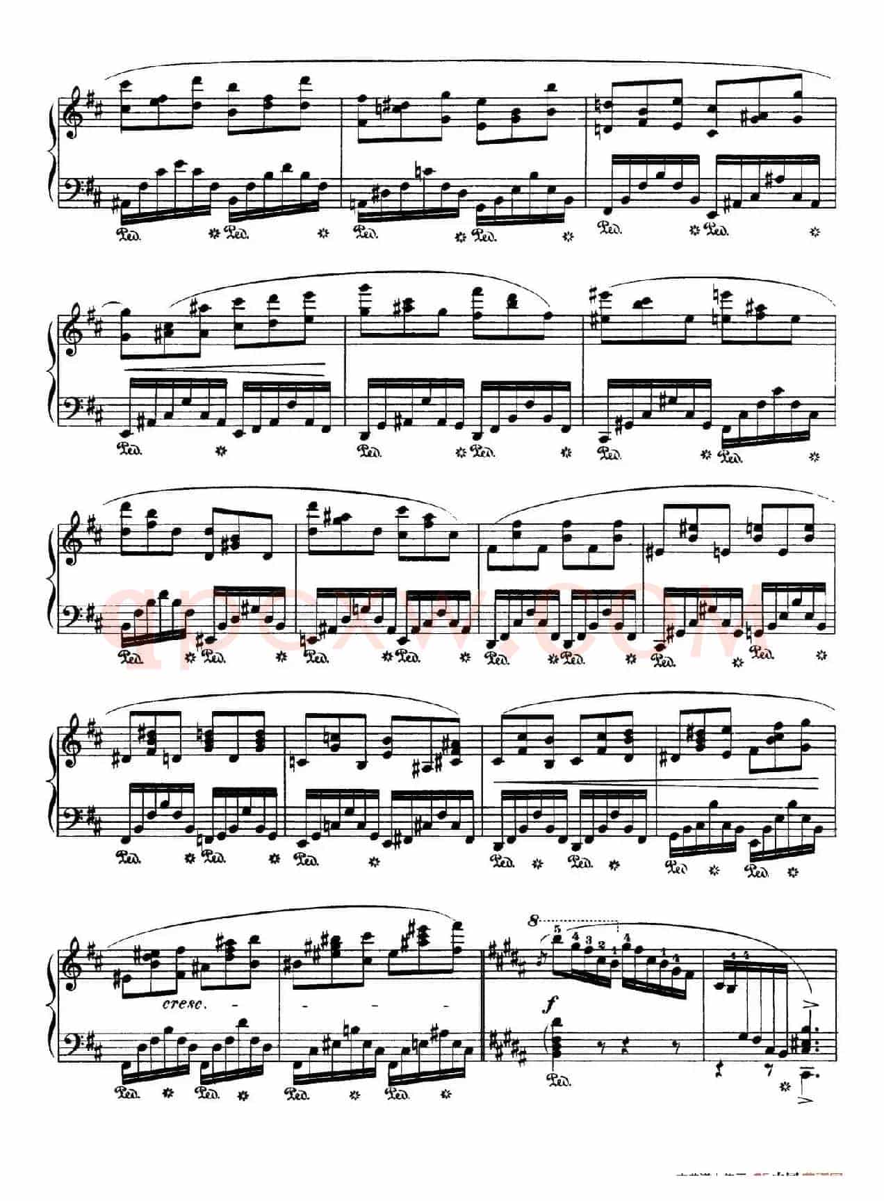 Piano Sonata No.3 in b Minor Op.58(b小调第三钢琴奏鸣曲·第四乐章)
