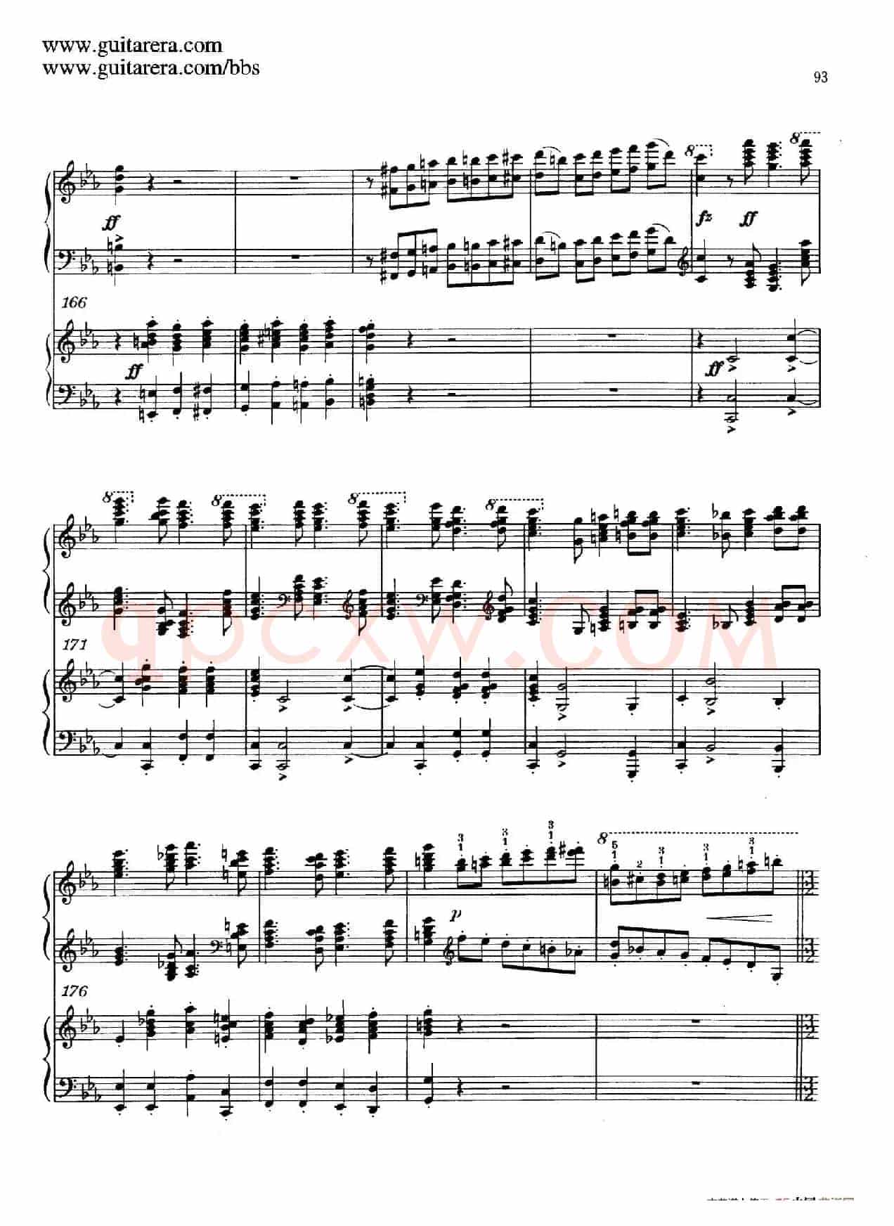 c小调第二钢琴协奏曲 Op.18(双钢琴·第三乐章)