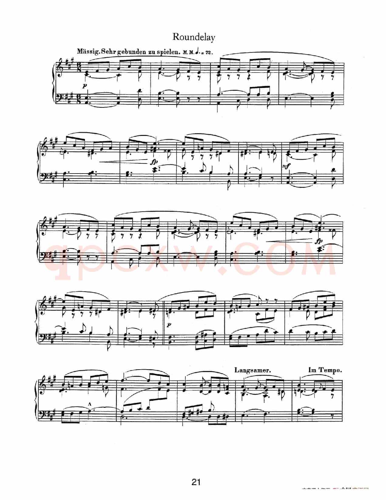 Album für die Jugend Op.68（儿童钢琴曲集）