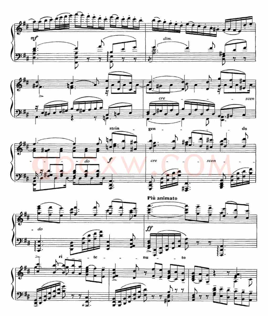 柴可夫斯基18首钢琴小品Op.72(5.Meditation)