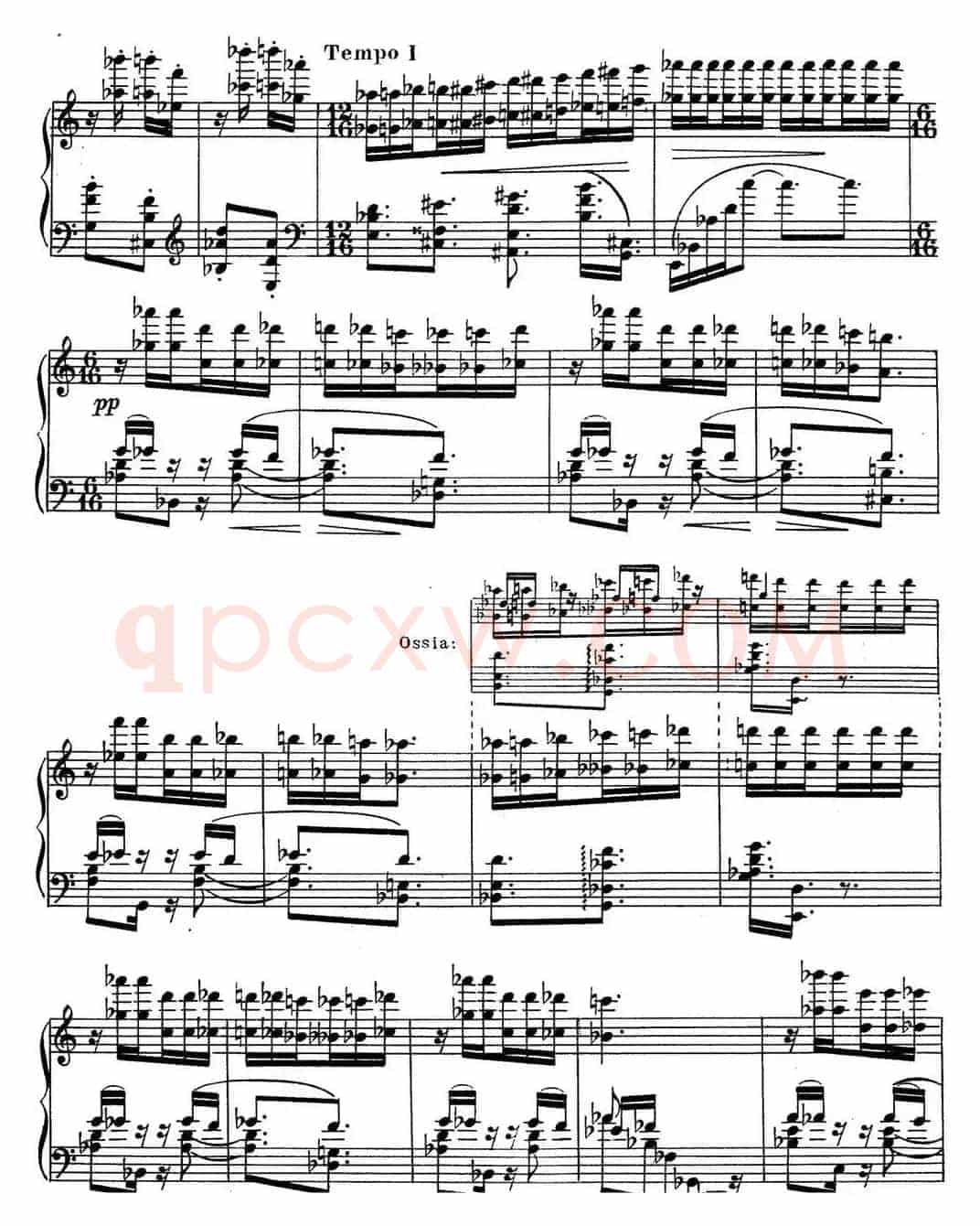 斯克里亚宾 钢琴练习曲 Op.65 No.1