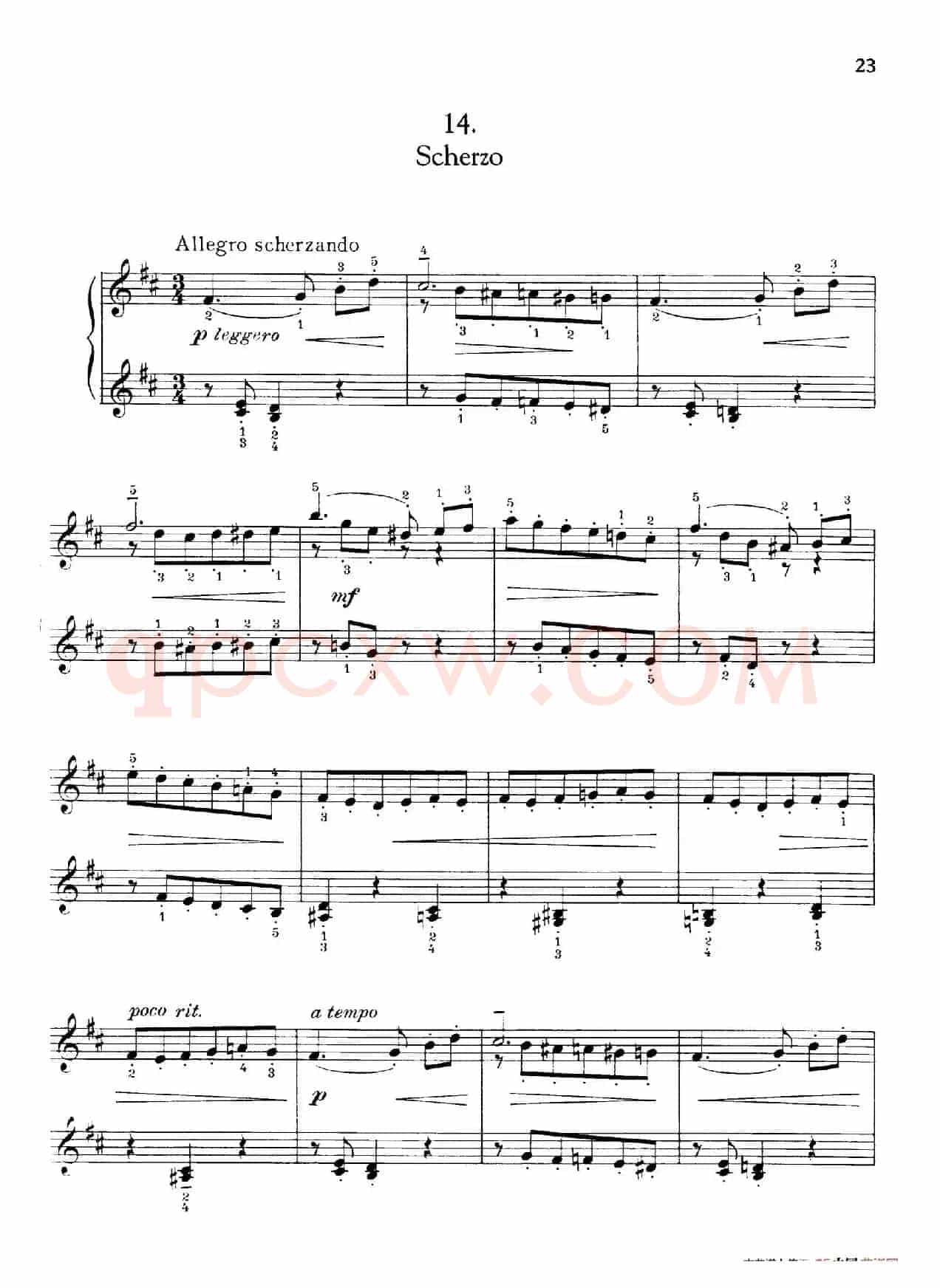 Thirty Pieces For Children Op.27(30首儿童钢琴曲 11—15)