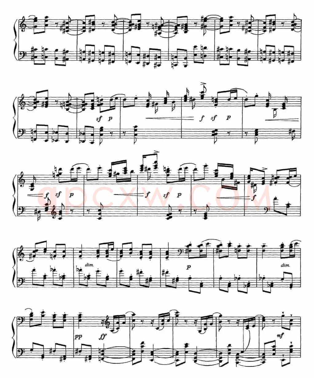 柴可夫斯基18首钢琴小品Op.72(18.Scene dansante(invitation au trepak))
