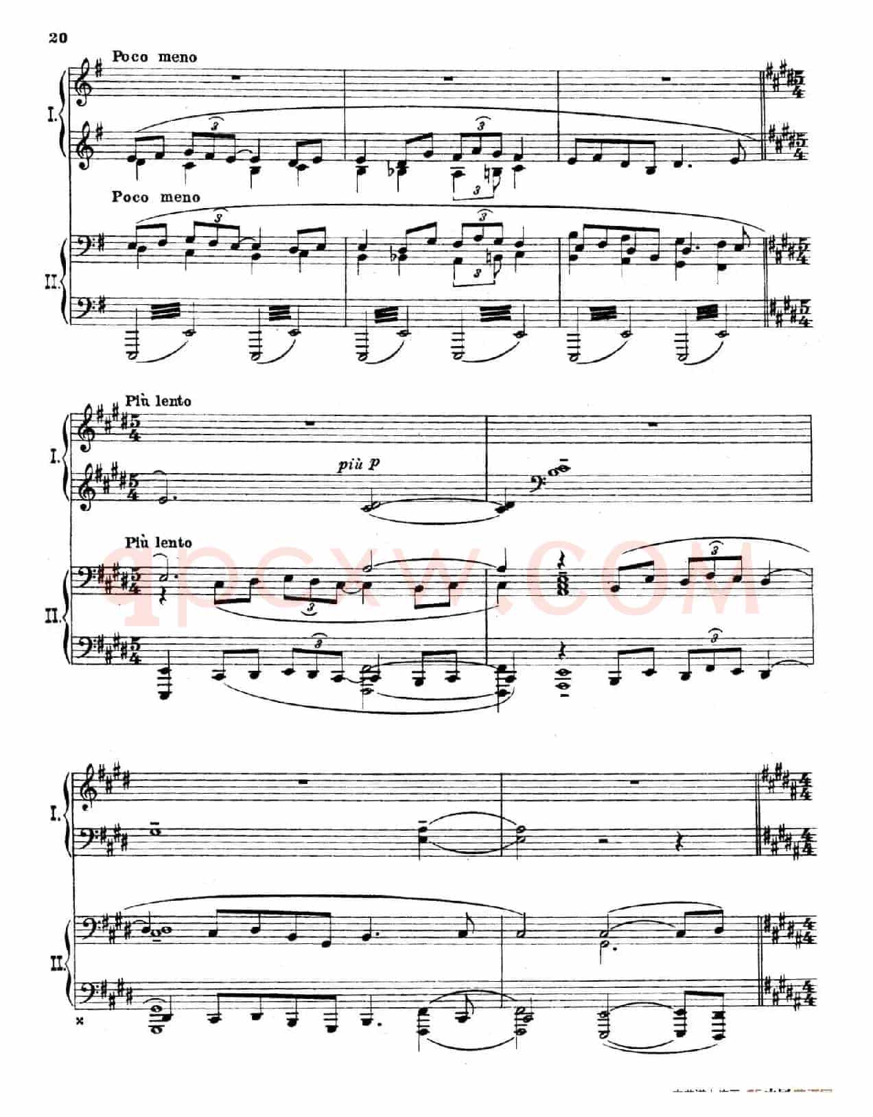The Pines of Rome(交响诗《罗马的松树》·双钢琴)(第二部分:卡塔科巴墓地的松树)