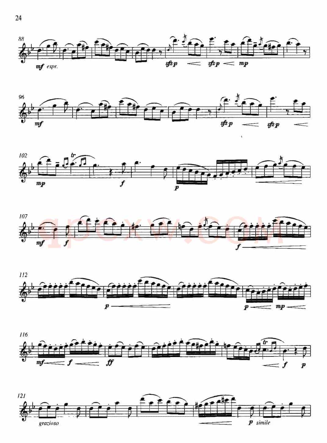 第二单元 中高级练习：连奏与清晰吹奏练习（乐曲部分：回旋随想曲）