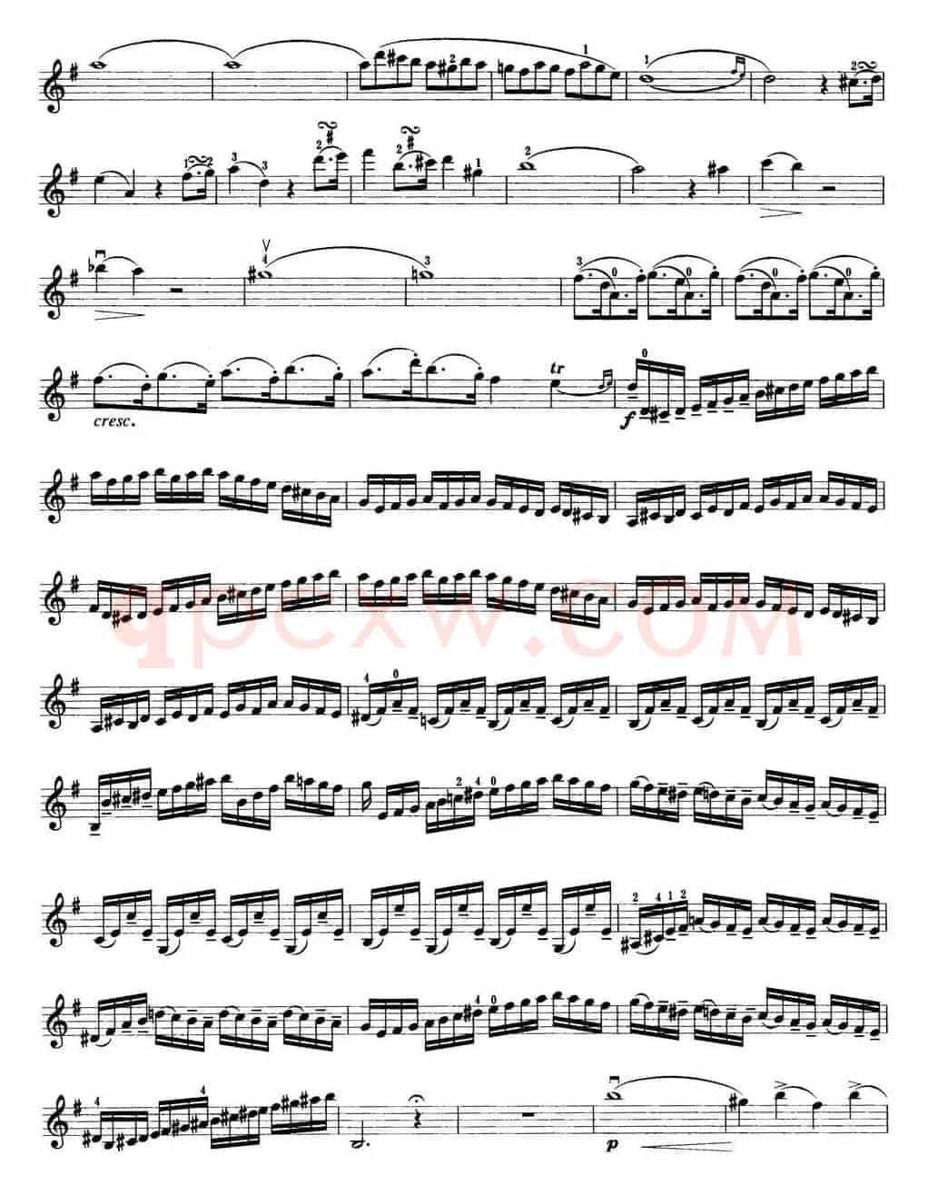 小提琴考级第七级：外国乐曲（8首）