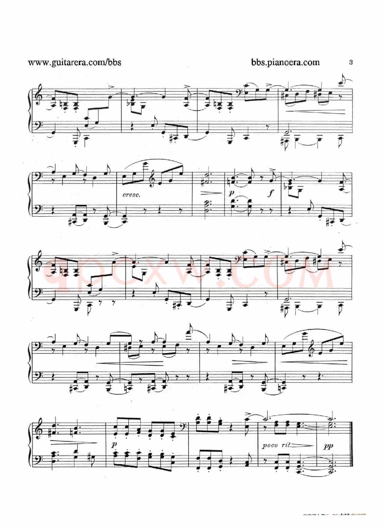 Eight Preludes Op.30(8首前奏曲 1. C大调)