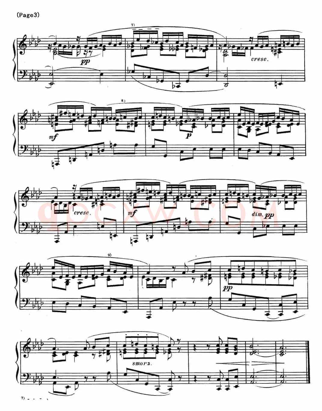 斯克里亚宾12首钢琴练习曲 Op8（No.8 Alexander Scriabin Etudes）