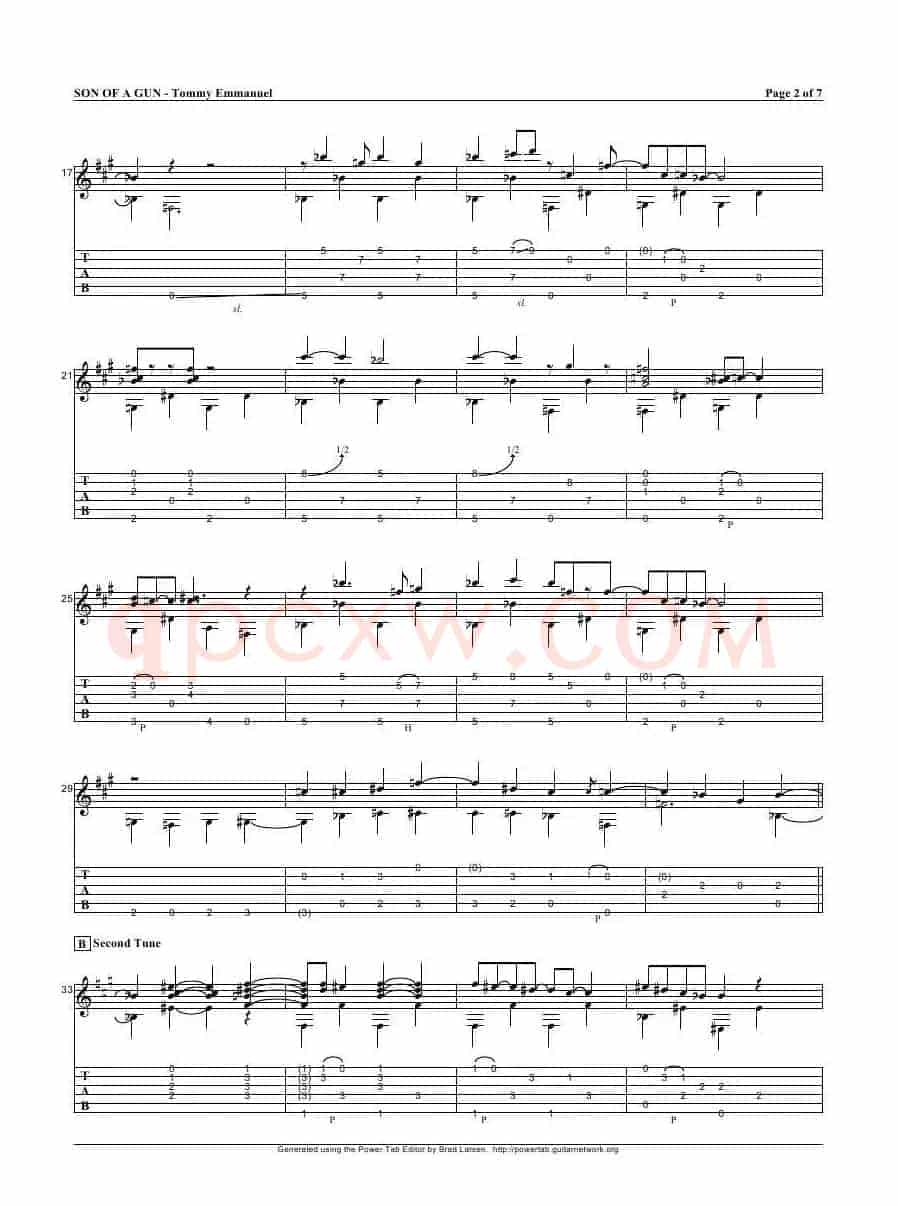 tommy emmanuel：son of a gun（指弹吉它）