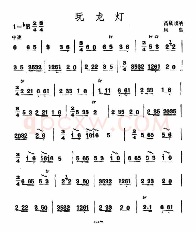 玩龙灯（苗族唢呐）