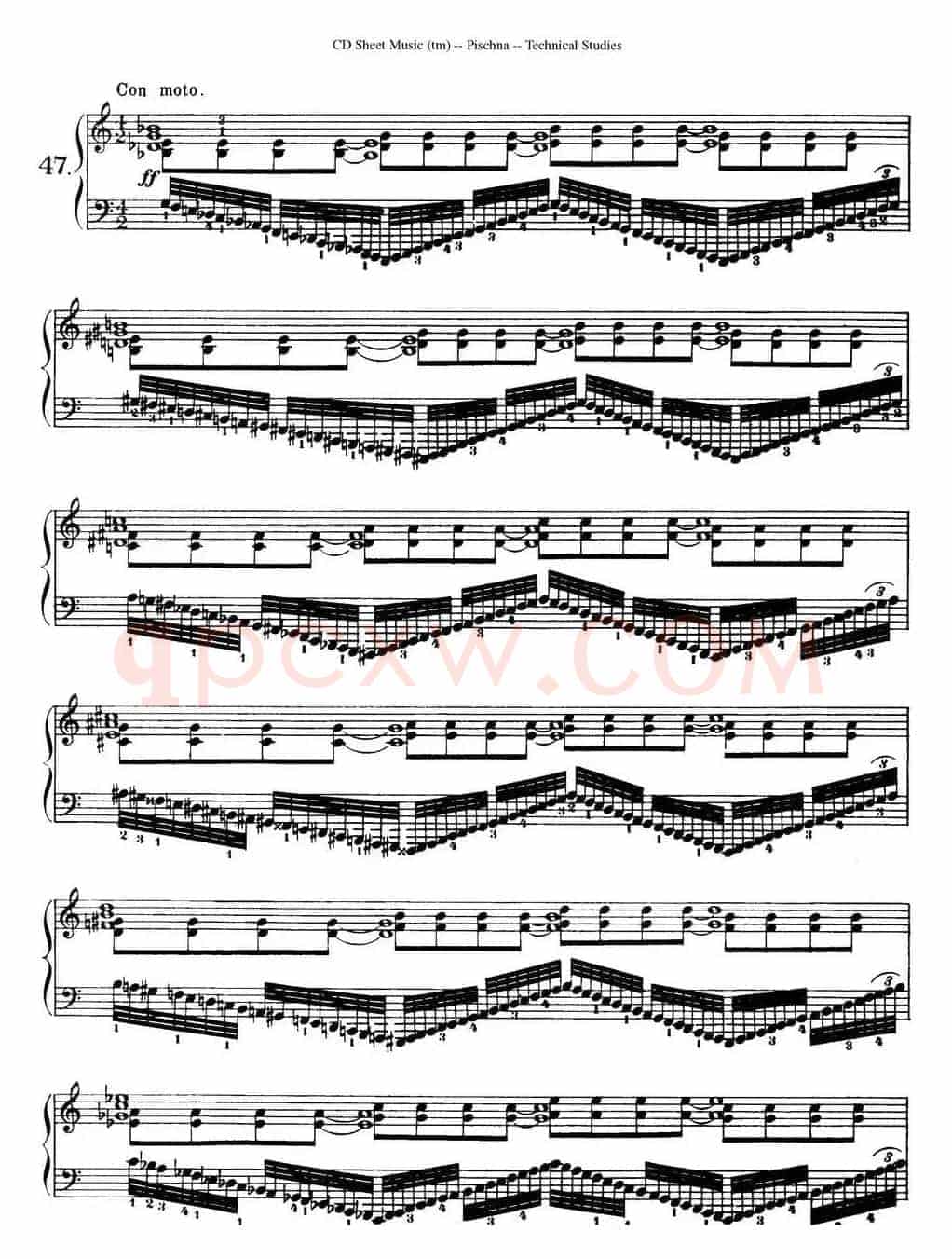Technical Studies 60 Progressive Exercises (60首钢琴循序渐进练习曲 P81——90)