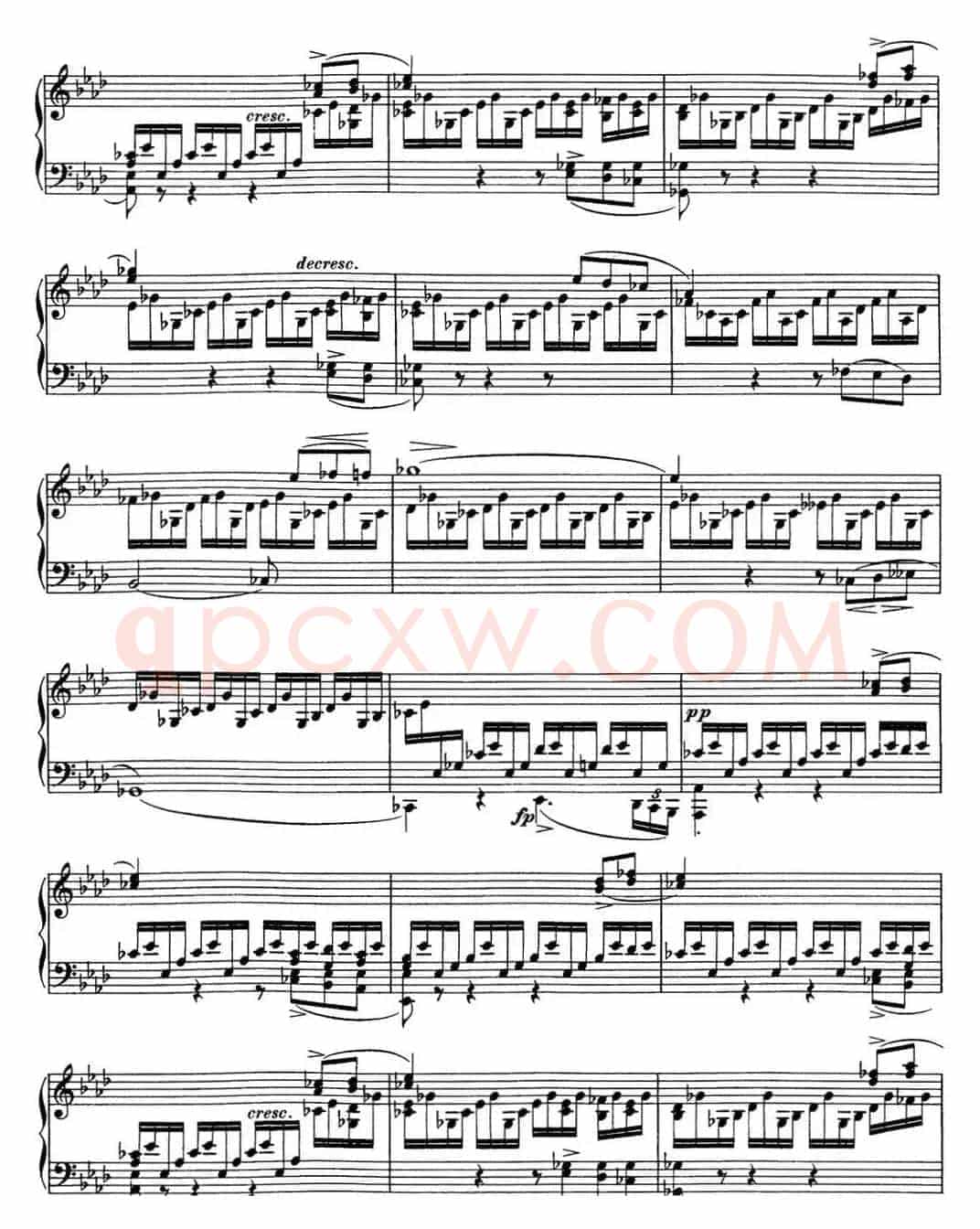 舒伯特f小调即兴曲D.935，Op.142（NO.1）