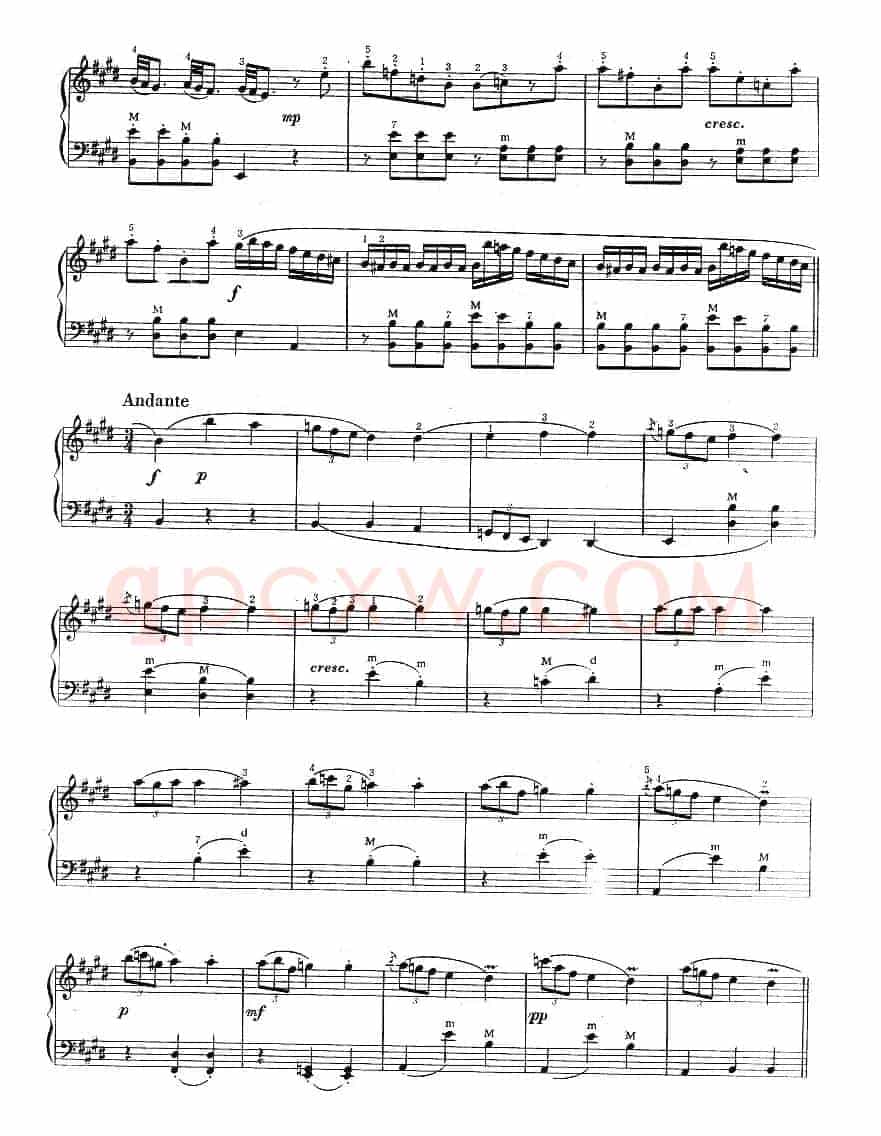 E大调奏鸣曲