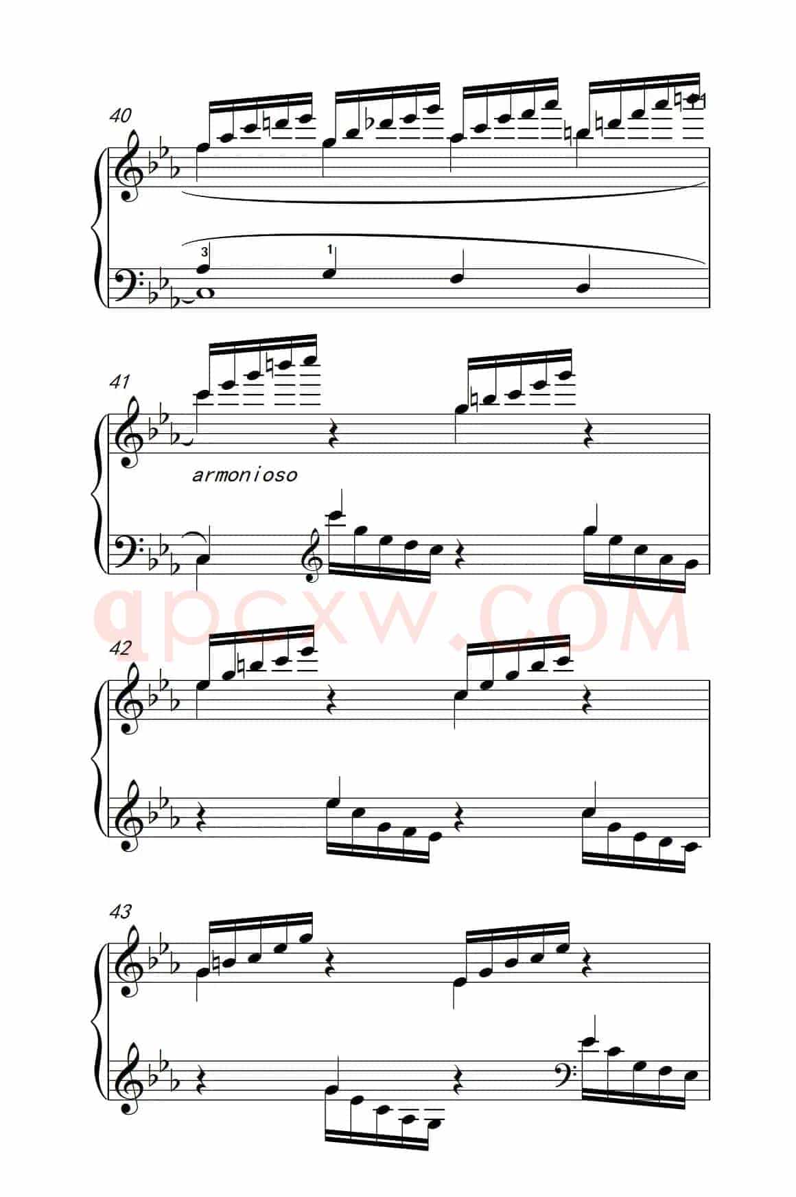 莫什科夫斯基 钢琴练习曲（第十四首）