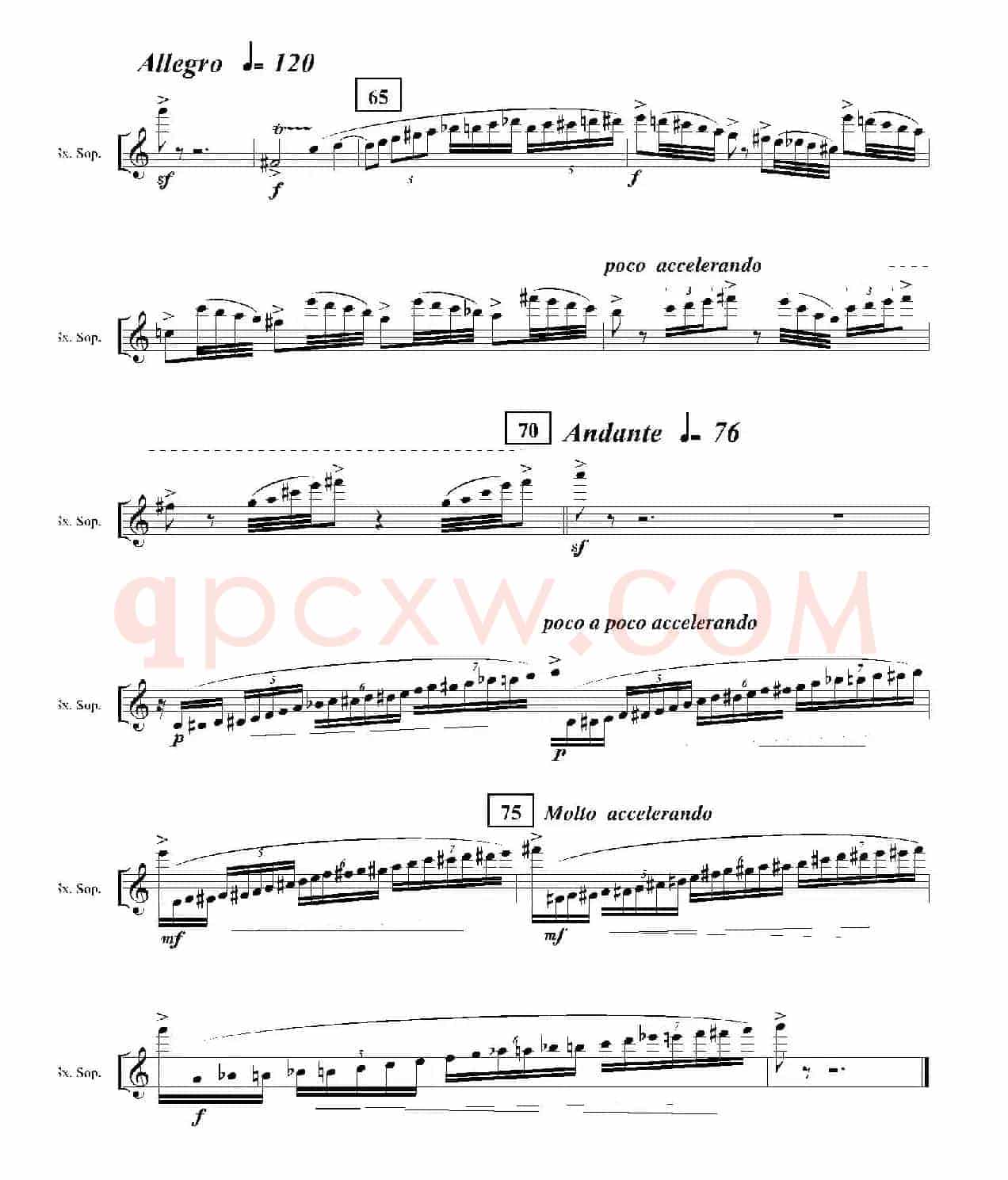 Ingravity（第一乐章）（Saxo 萨克斯分谱）