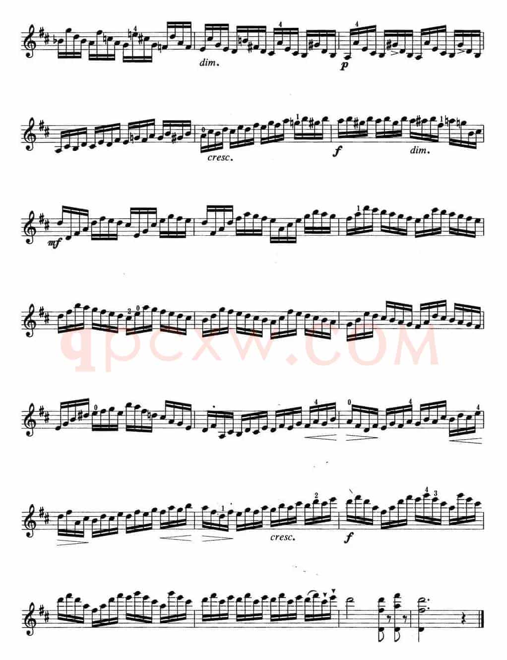 小提琴考级第四级：练习曲（6首）