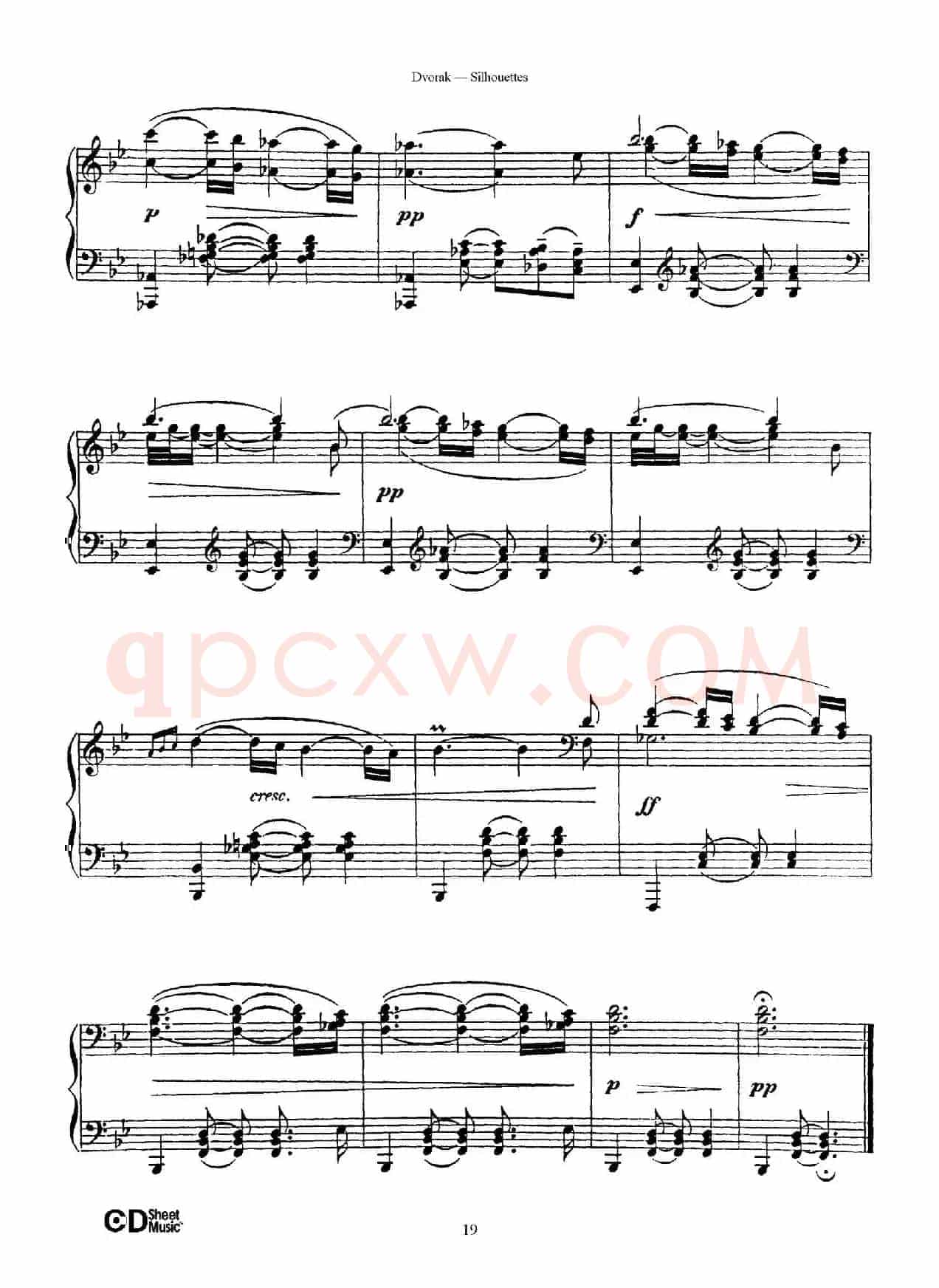12 Silhouettes Op.8（12首剪影·6）