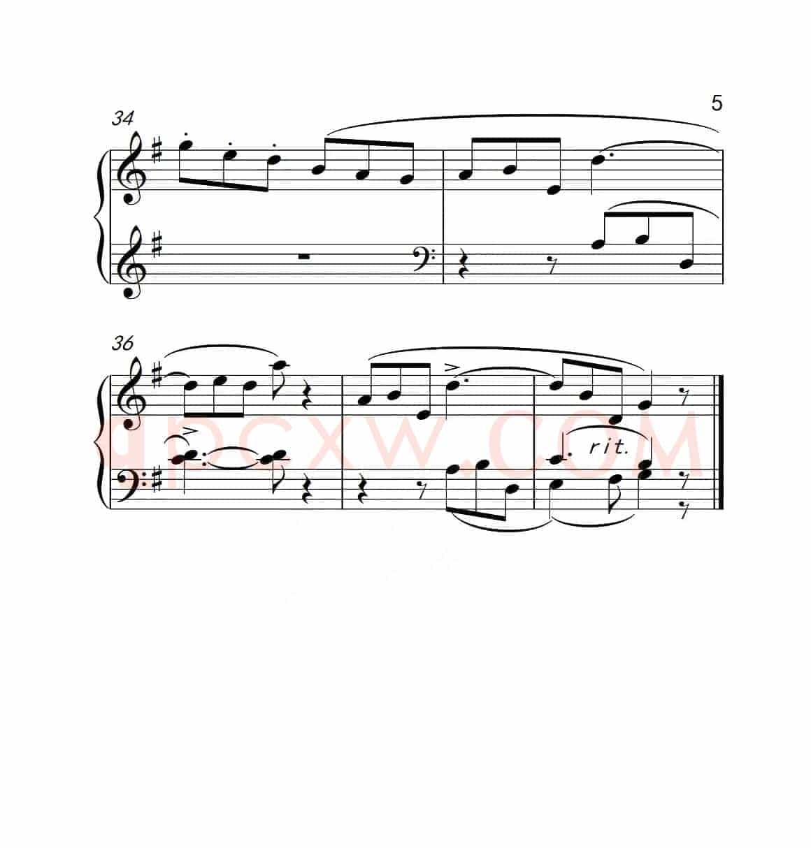 第四级 雪花（中国音乐学院钢琴考级作品1~6级）