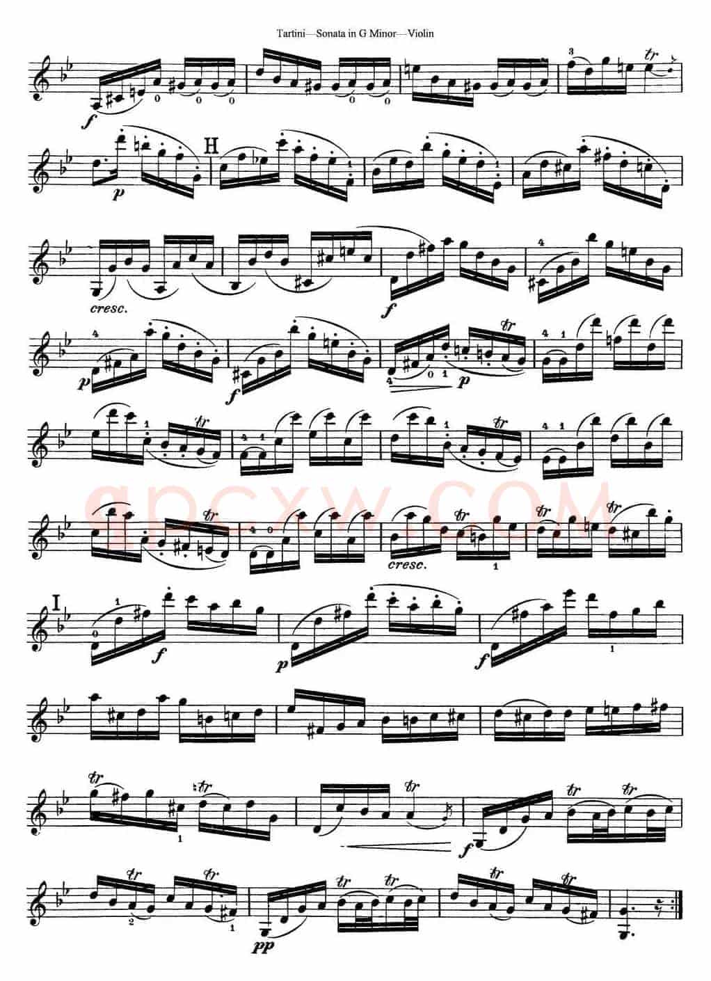 Violin Sonata in G Minor（The Devil's Trill）