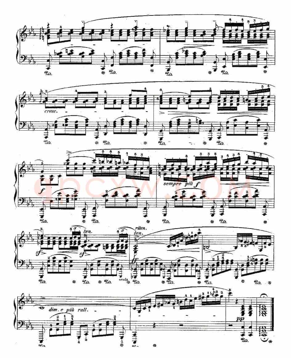 C小调夜曲Op.48－1（Deux  Nocturnes）