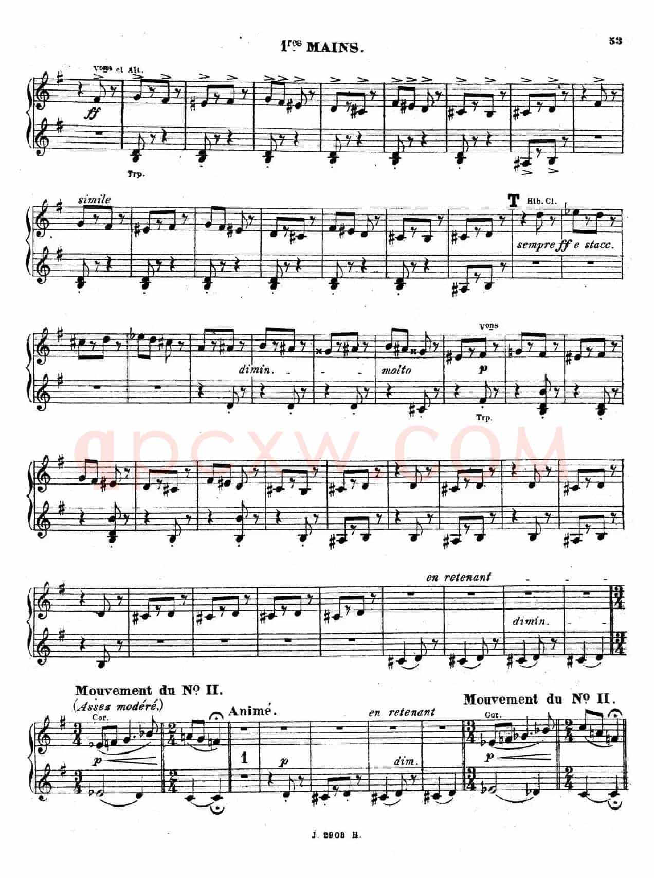 Symphony on a French Mountain Air Op.25(法国山歌交响曲·双钢琴·Ⅲ)