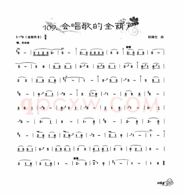 葫芦丝曲精选：会唱歌的金葫芦