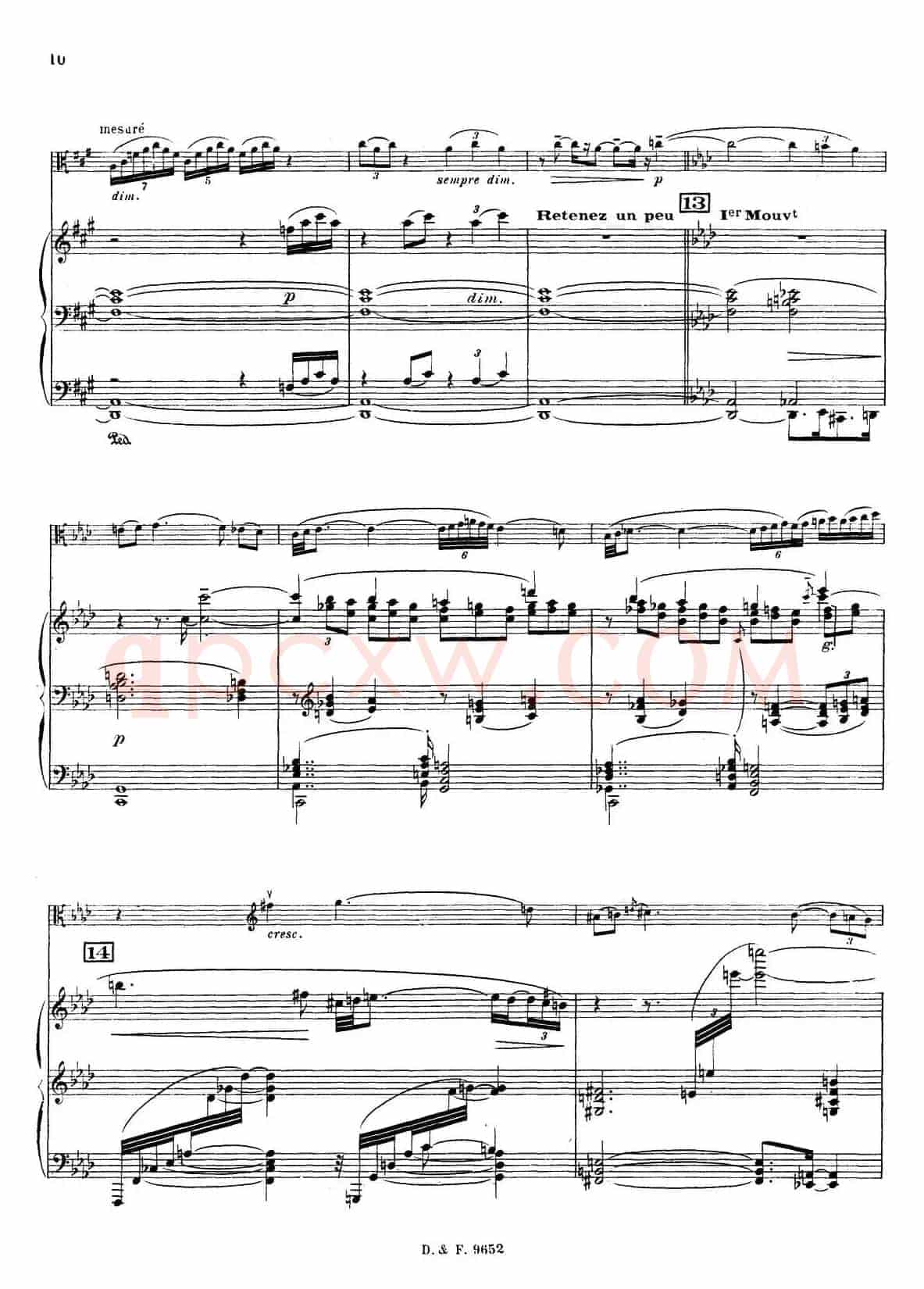 传奇 Op.66（中音萨克斯+钢琴伴奏）