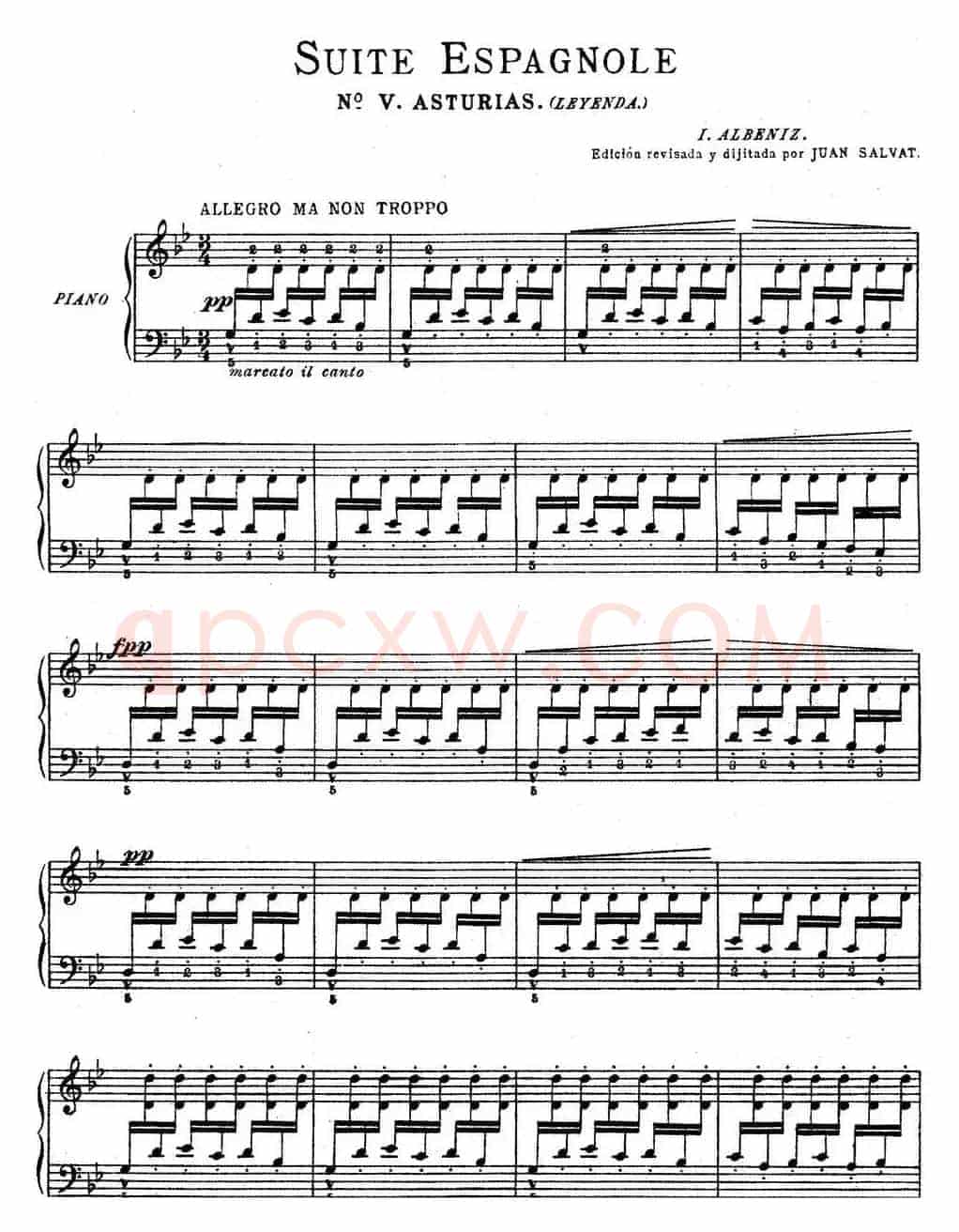 Suite Espanola Op.47（西班牙组曲·Ⅴ）