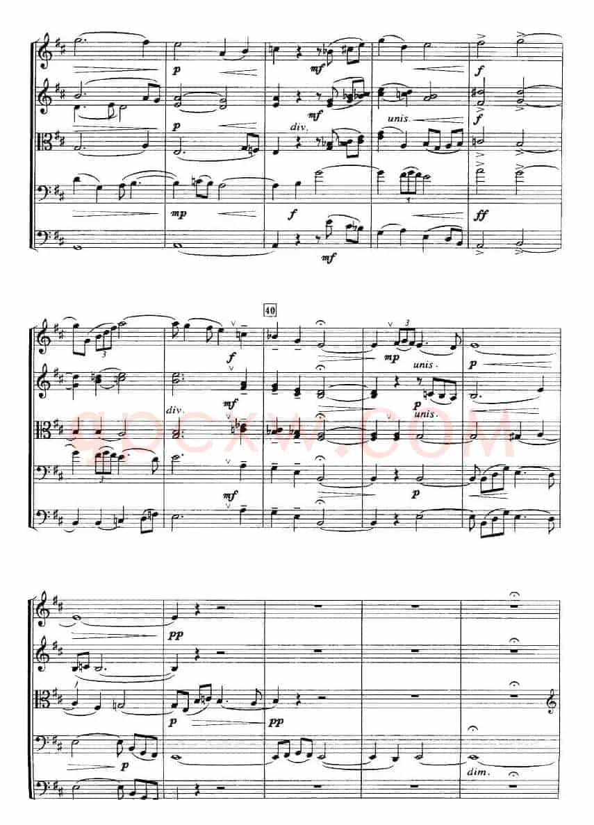 祭（献给为民族解放而献身的烈士们、弦乐合奏）