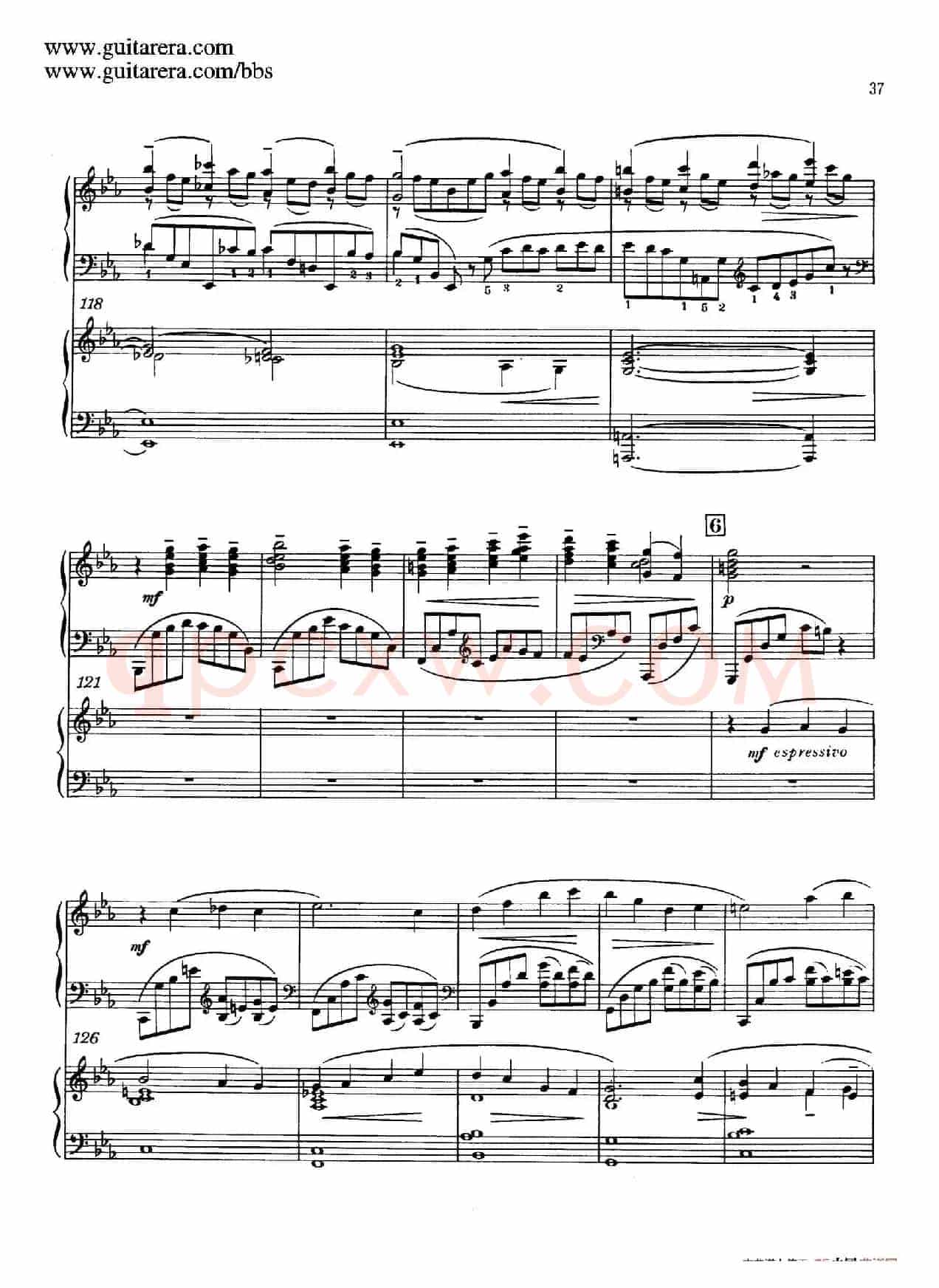c小调第二钢琴协奏曲 Op.18(双钢琴·第一乐章)