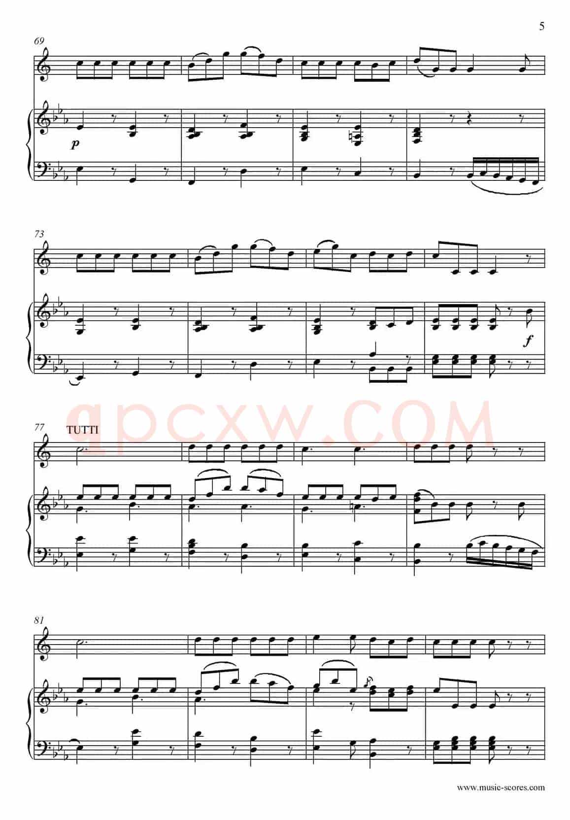 Mozart：Concerto KV495 No.4-3st Rondo 回旋曲（上低音萨克斯+钢琴伴奏）