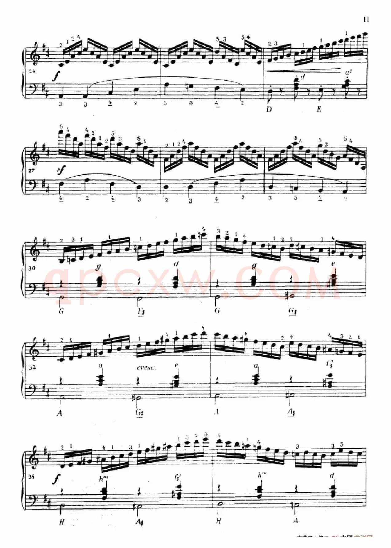 《车尔尼手风琴练习曲集》第Ⅳ册（第1——2首）