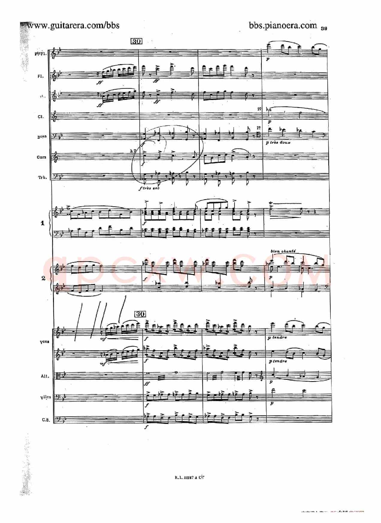 Concerto for 2 Pianos in d Minor(d小调双钢琴协奏曲·总谱)
