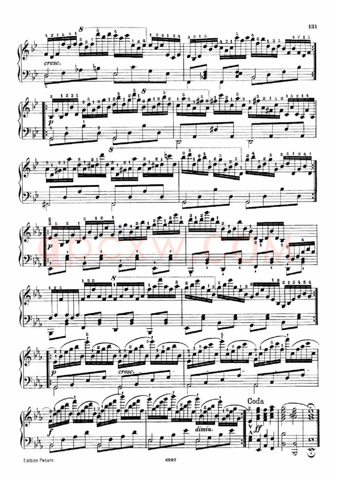 School of the Virtuoso Op.365(60首钢琴高级练习曲·57)