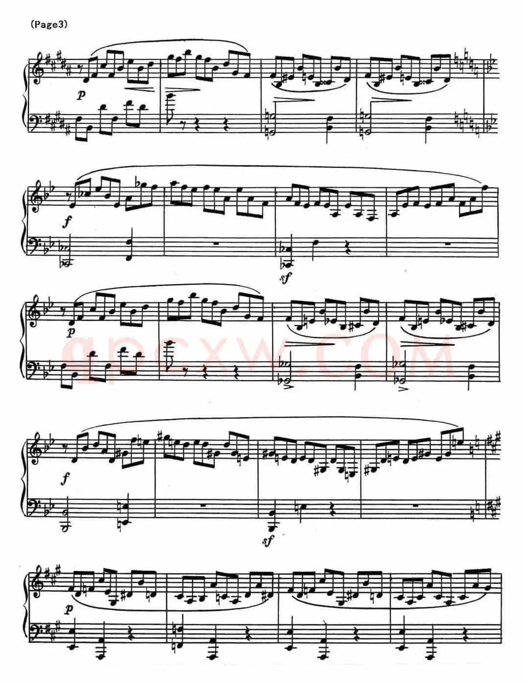 斯克里亚宾8首钢琴练习曲 Op42(No.1 Alexander Scriabin Etudes)