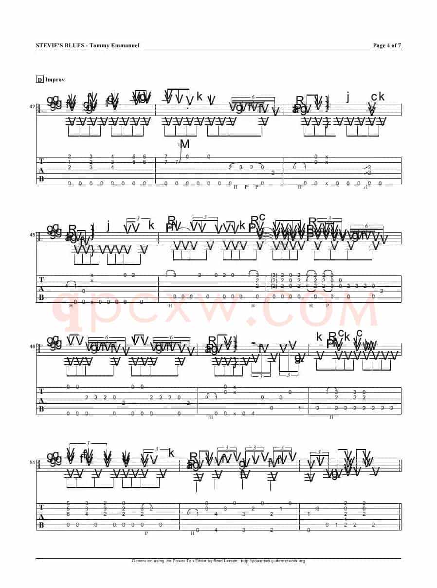 tommy emmanuel：stevies blues（指弹吉它）