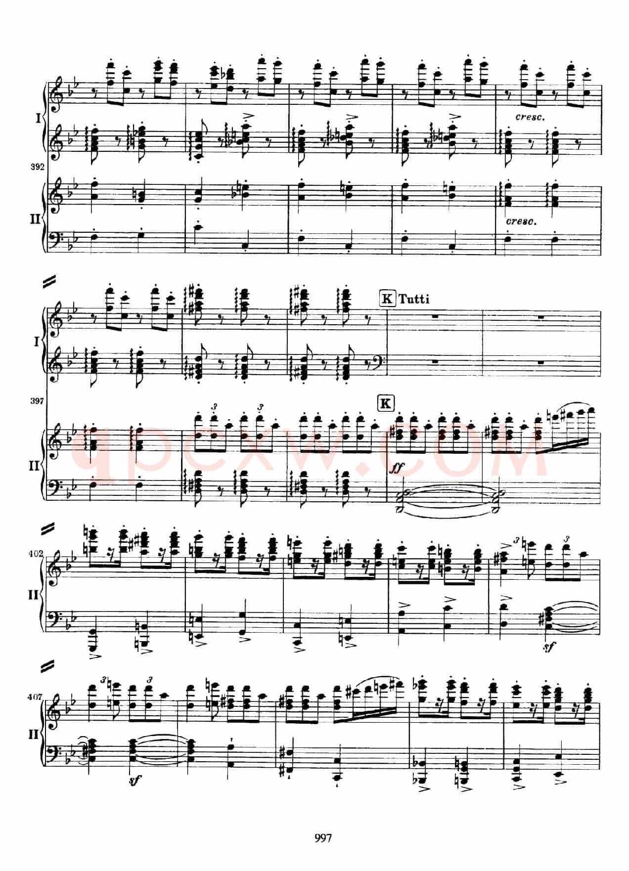 降B大调第二钢琴协奏曲（P91——104）
