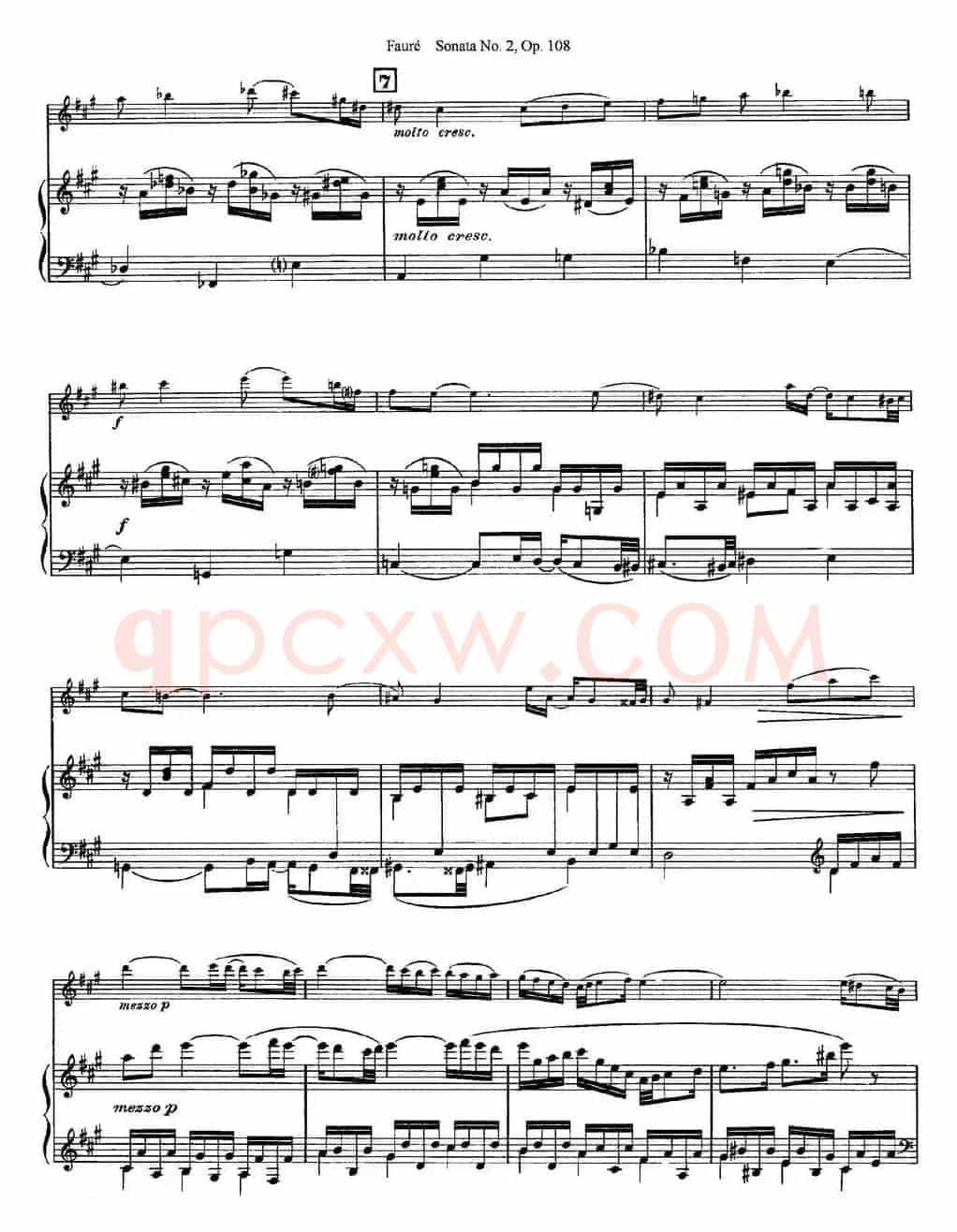Violin Sonata No.2 Op.108（小提琴+钢琴伴奏）