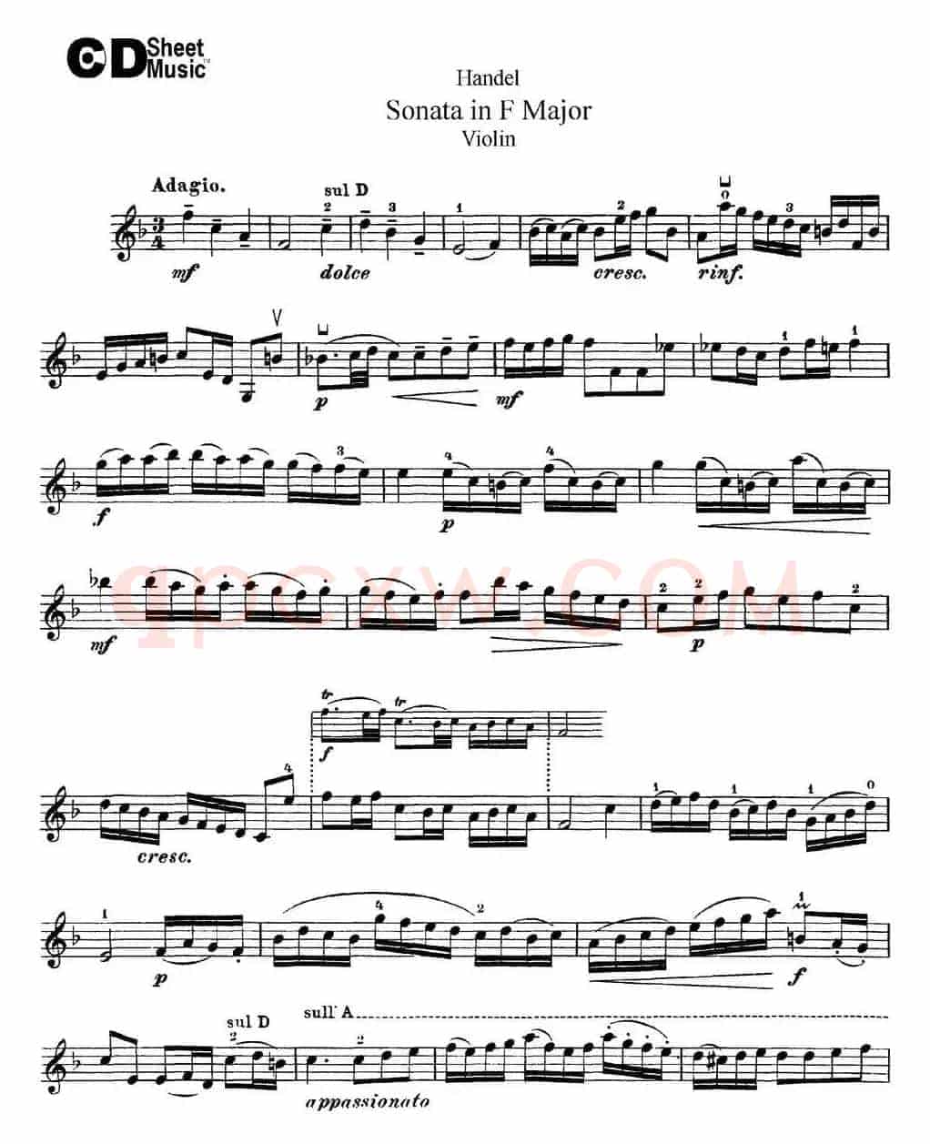 Violin Sonata No.3 in F major