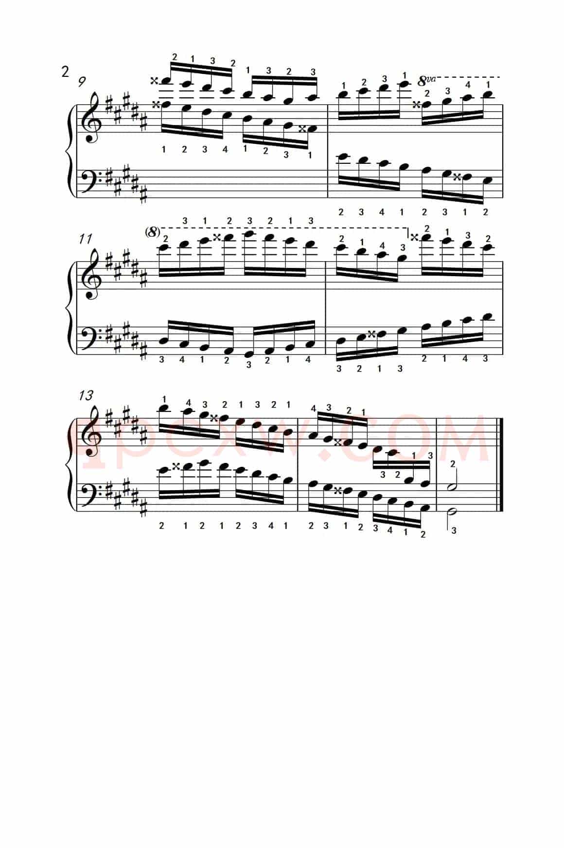 第九级20.♯g和声小调音阶（中央音乐学院 钢琴（业余）考级教程 7-9级）